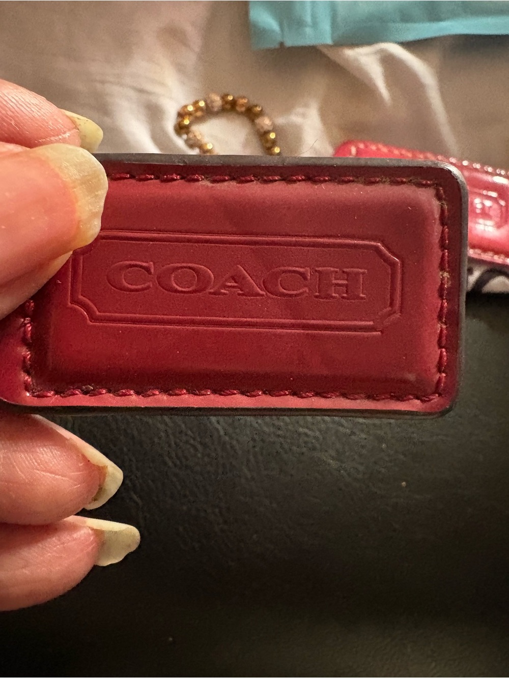 Coach Poppy Multicolor Graphic Tote in Purple, Pink & Cream - Picture 2 of 5